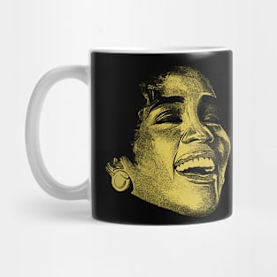 Yellow Whitney Houston Mug